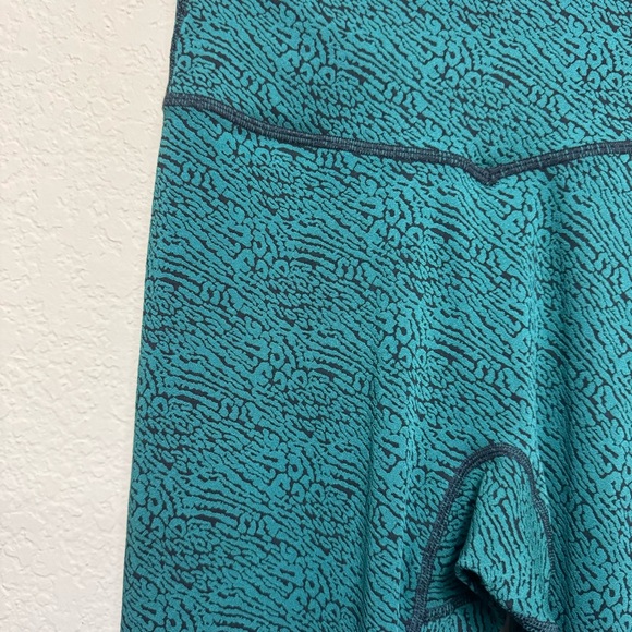 Women’s BuffBunny Evolve Jacquard Legging Size S Poison Ivy Nucleus Green Black - Picture 4 of 9